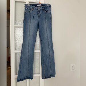 Low Rise Flare Jeans